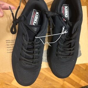 Kirkland Signature Comfort Walkers, Men’s Black Athletic Sneakers -